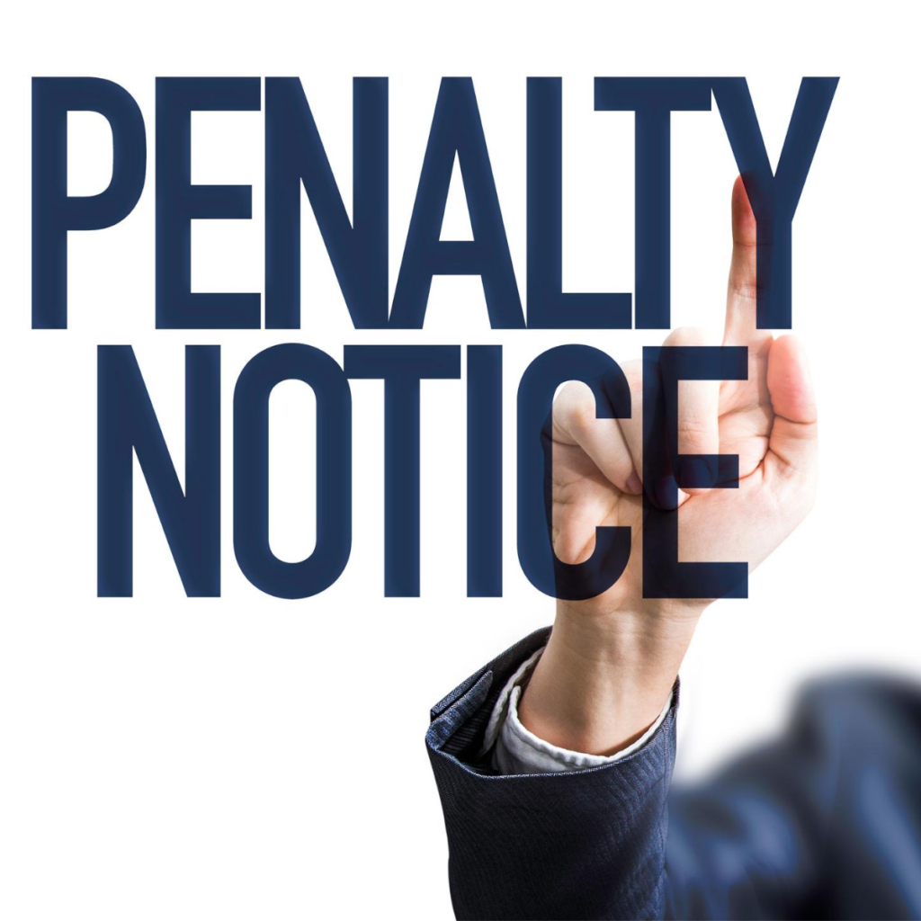 penalty notice